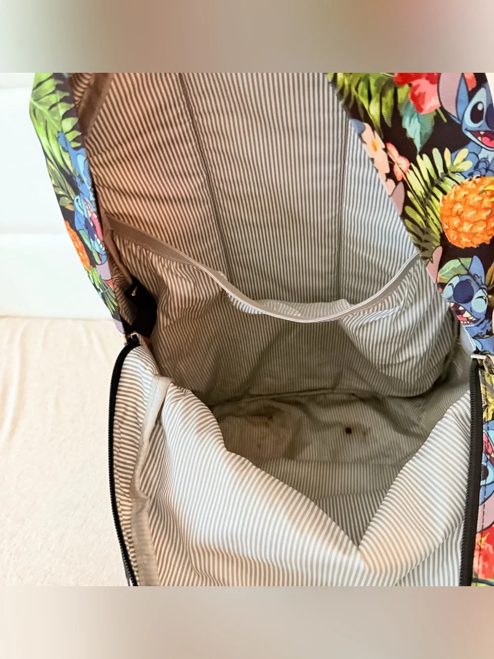 Disney loungefly stitch all over print school backpack